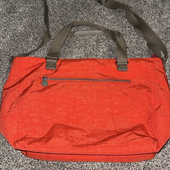 Kipling Orange Nylon Messenger Bag - Picture 7 of 8